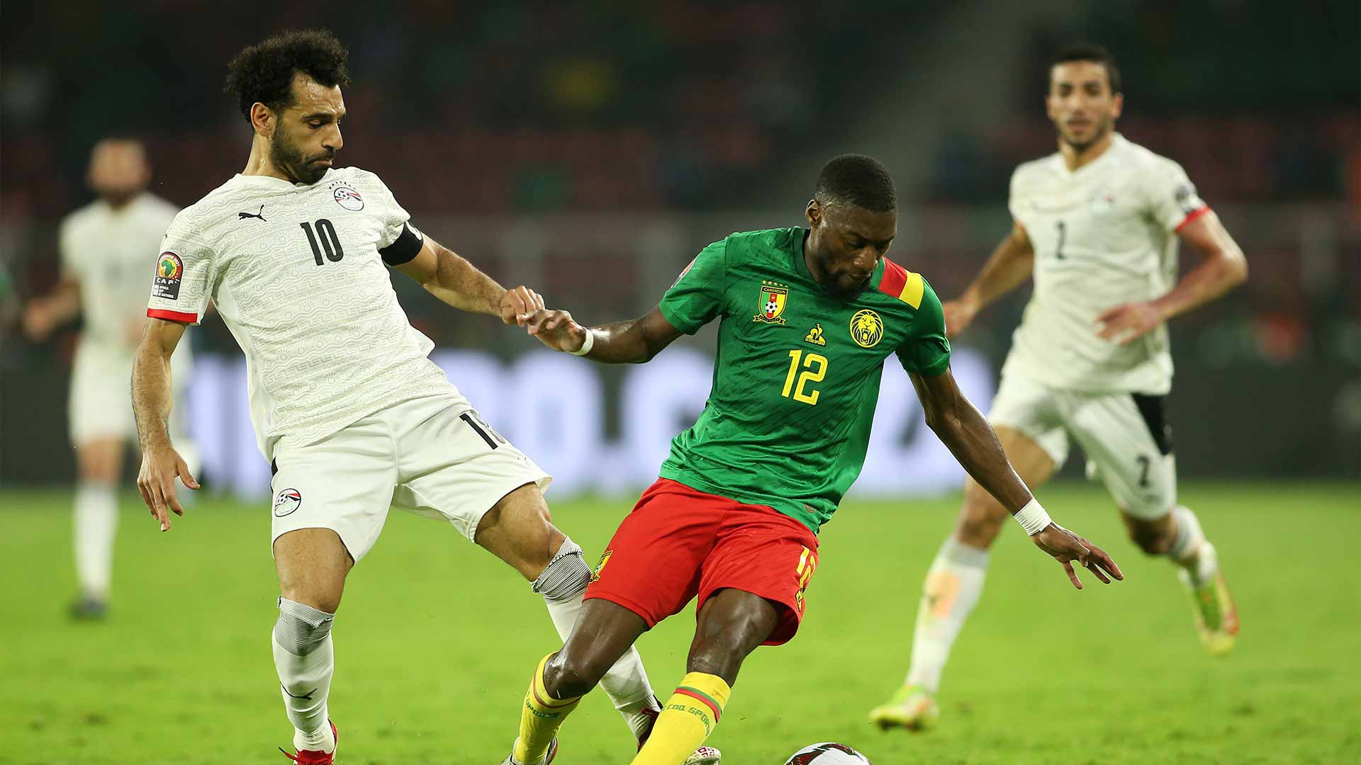 Image for the title: Egypt beat Cameroon to play Senegal in AFCON's final 