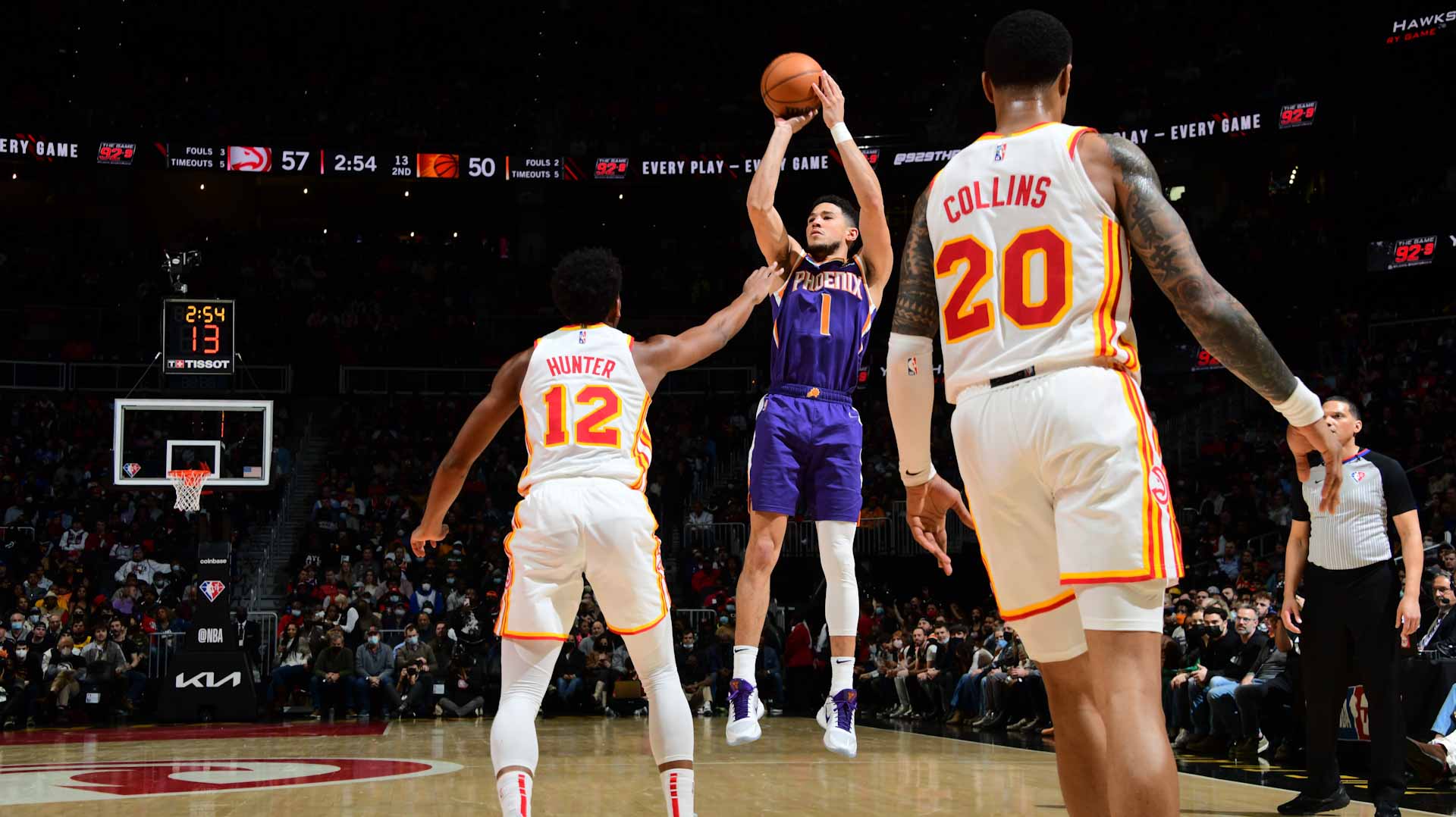 صورة بعنوان: أتلانتا هوكس يوقف سلسلة انتصارات فينيكس بالسلة الأميركية  