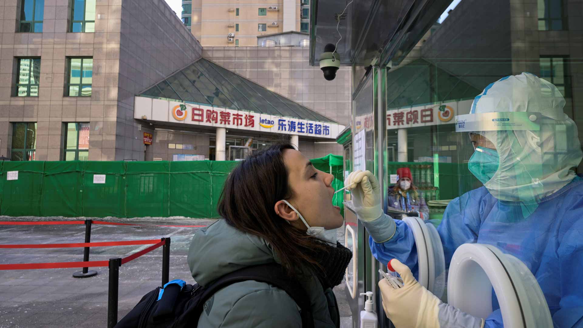 Image for the title: China reports 45 new COVID cases among Olympics personnel 