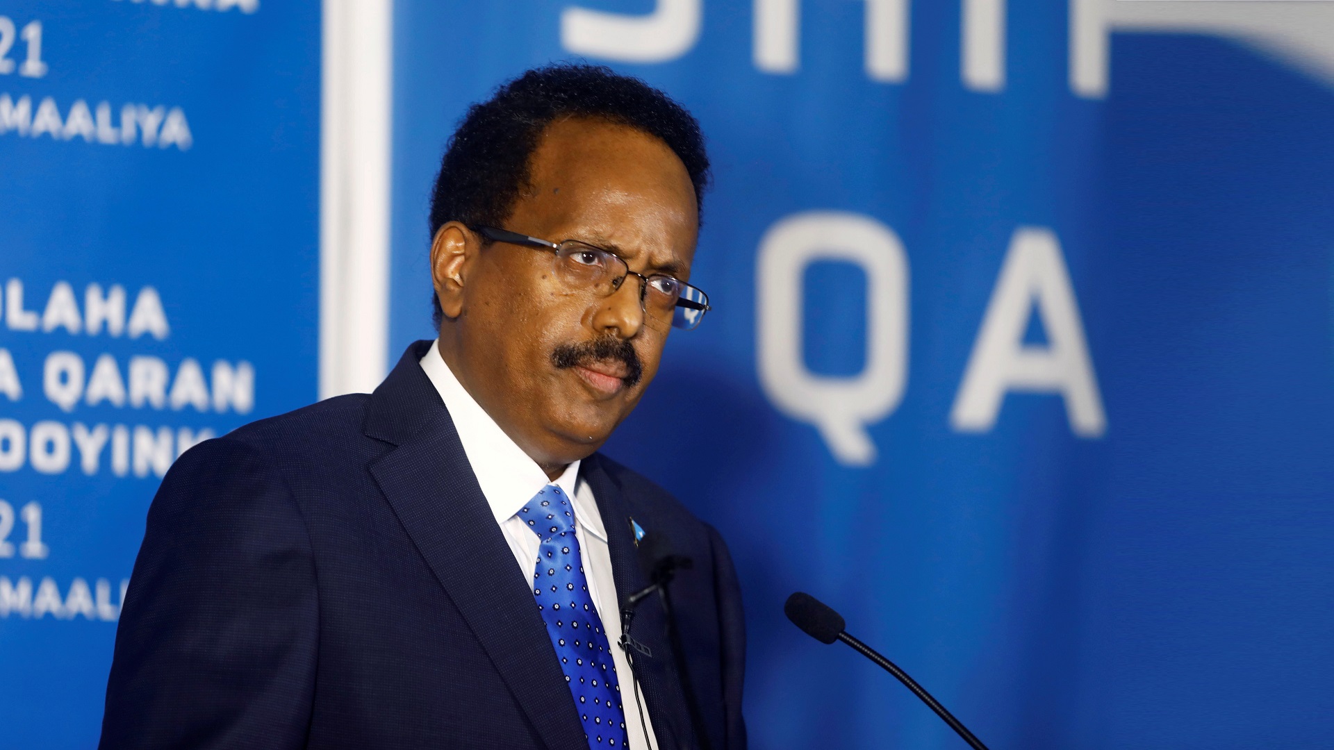 صورة بعنوان: الرئيس الصومالي يؤكد أهمية التزام دول أفريقيا بالقضاء على الإرهاب 