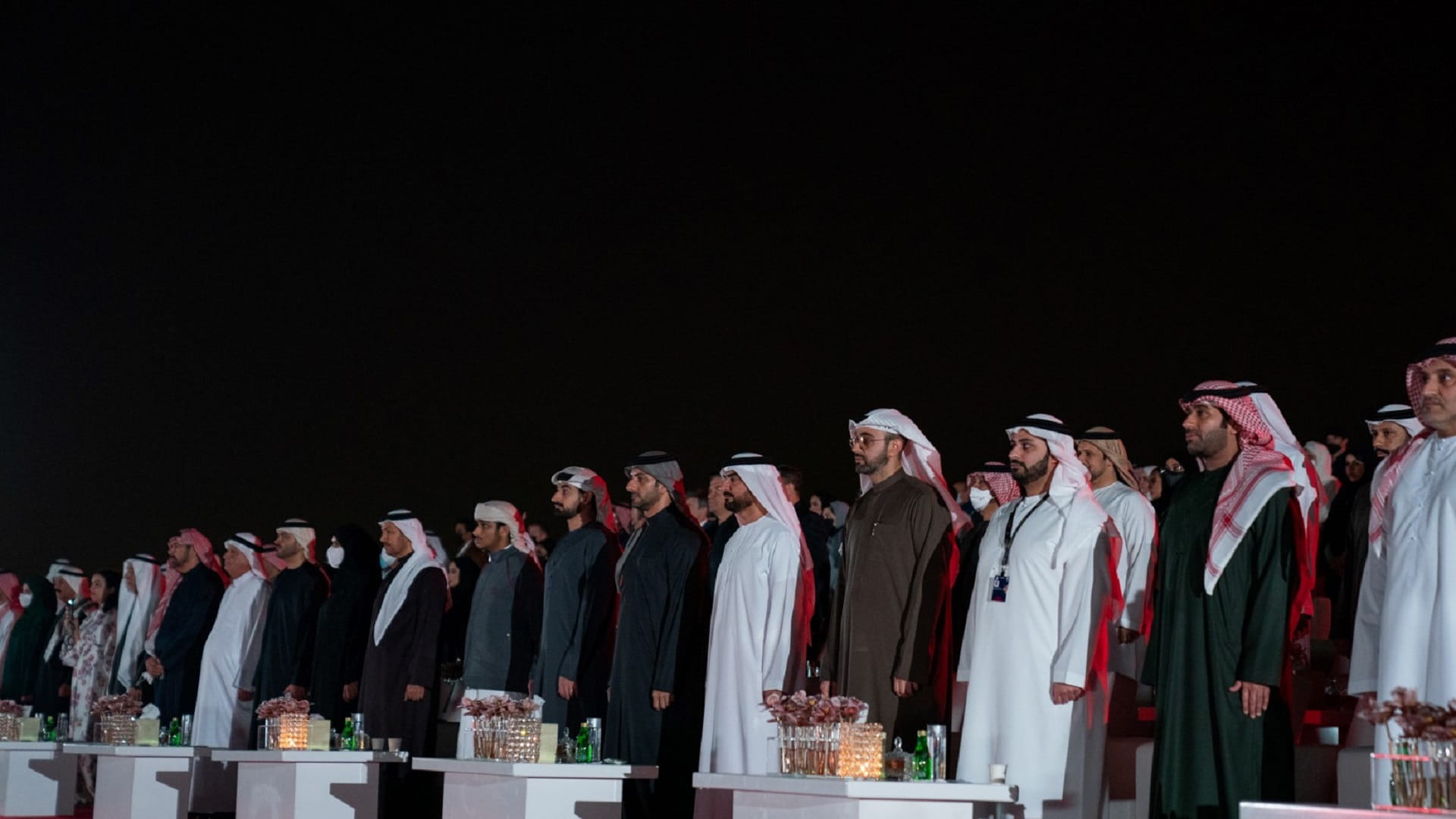 صورة بعنوان: عبد الله بن سالم يشهد افتتاح النسخة 11 من مهرجان أضواء الشارقة 