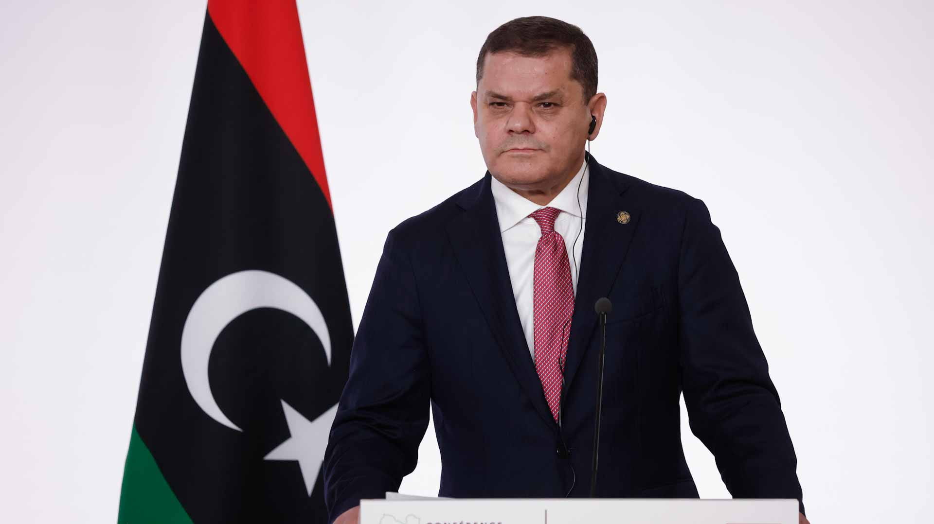 Image for the title: Libyan PM survives assassination attempt 