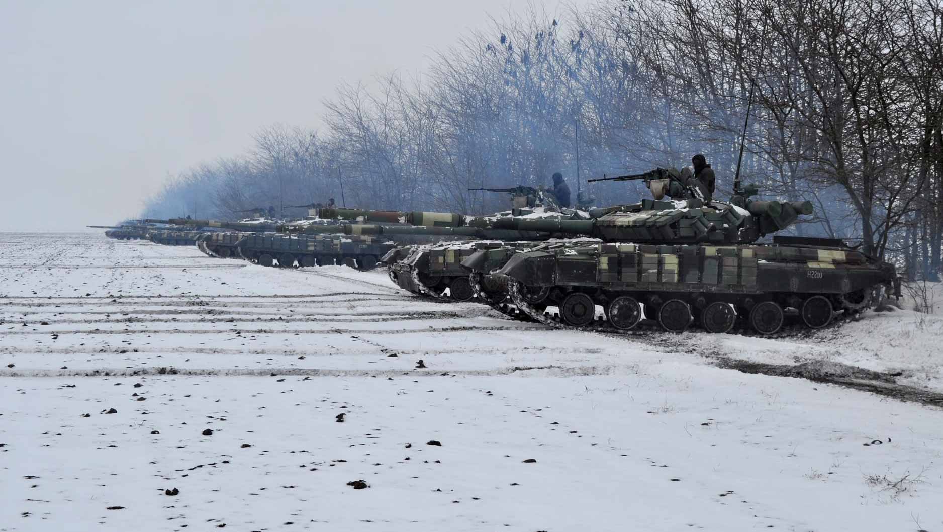 Image for the title: Russia begins joint military drills with Belarus 