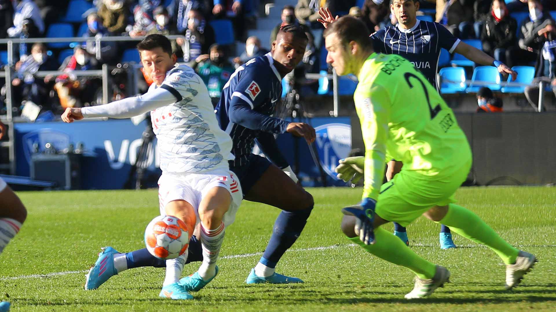 Image for the title: Leaders Bayern suffer shock thrashing at Bochum 