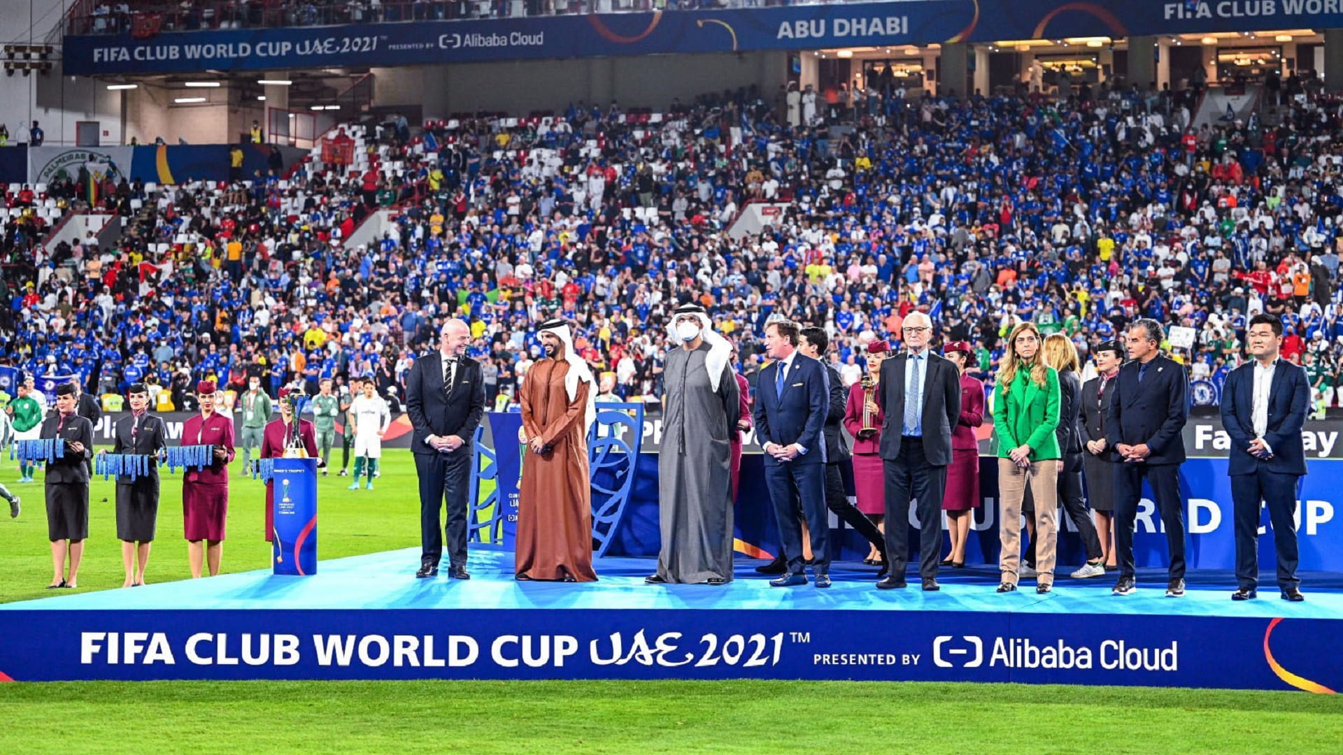 صورة بعنوان: راشد بن حميد يتوّج الفائزين بكأس العالم للأندية "الإمارات 2021" 