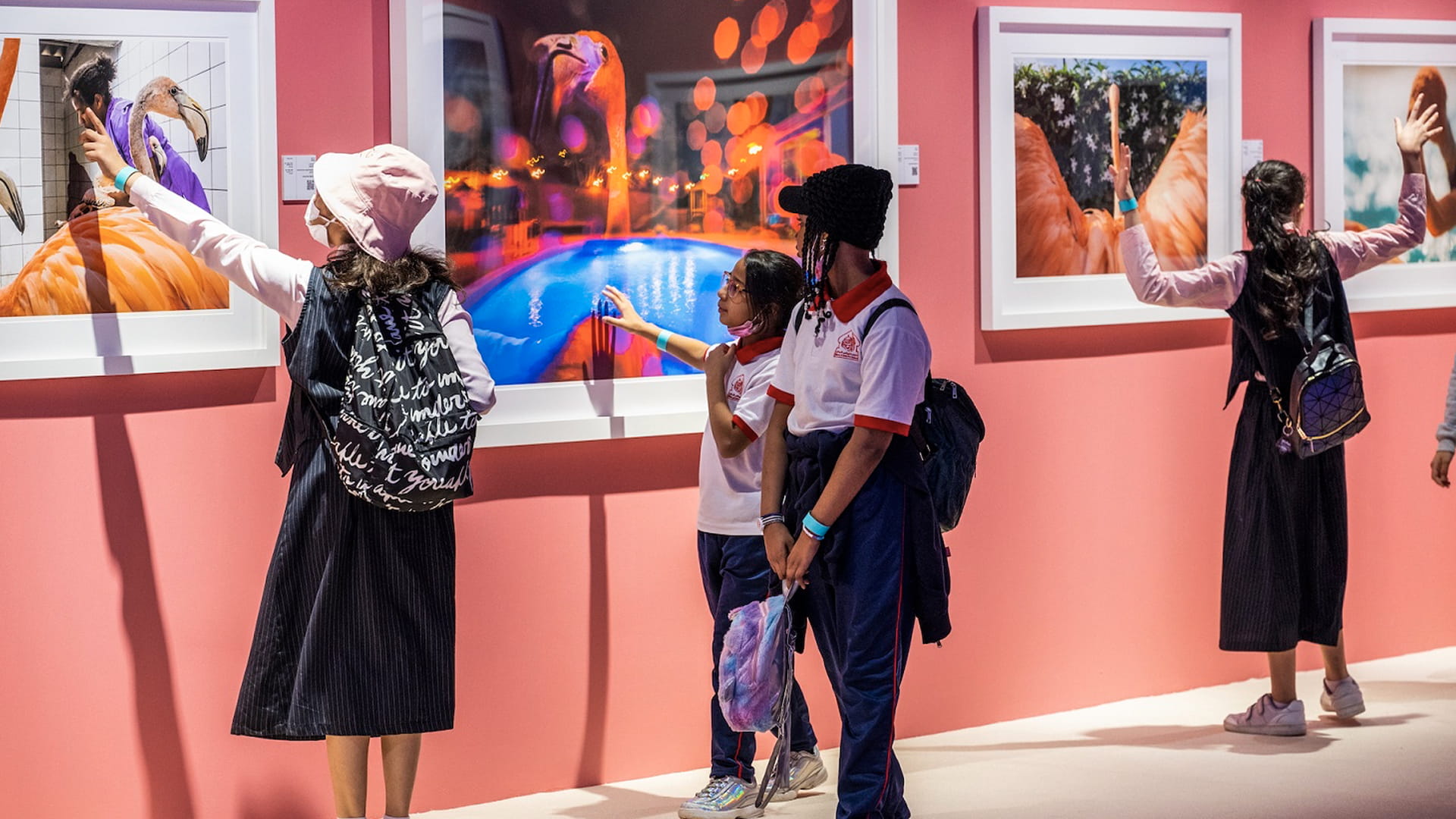 Image for the title: Young students step into a world of visual stories at Xposure 