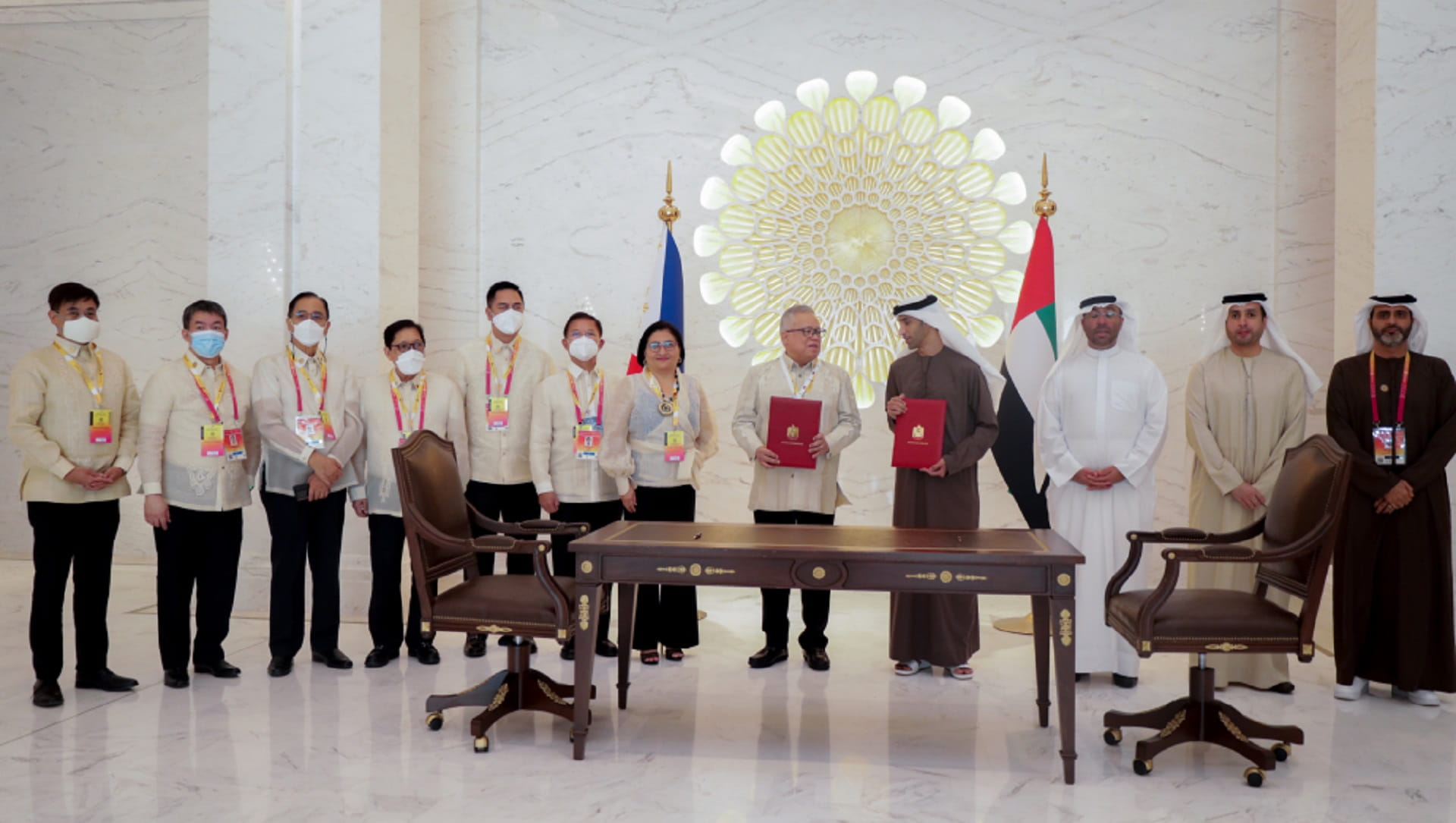 Image for the title: UAE, Philippines sign joint statement to bolster eco. ties at Expo 
