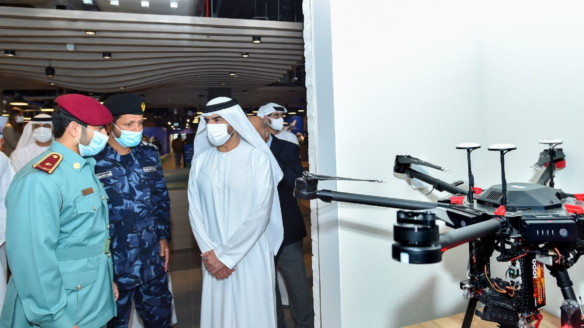 Image for the title: Abdullah Al Qasimi visits SP’s innovation pavilion 