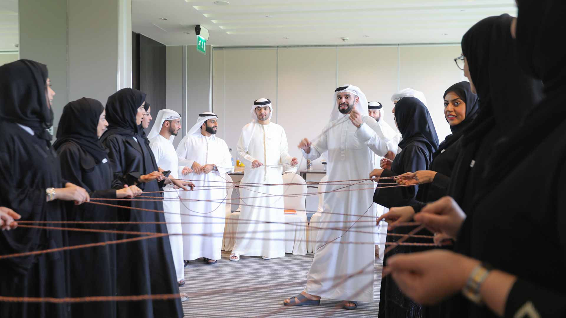 Image for the title: Jawaher Al Qasimi directs opening of Rubu' Qarn ctrs. on Sat, Sun 