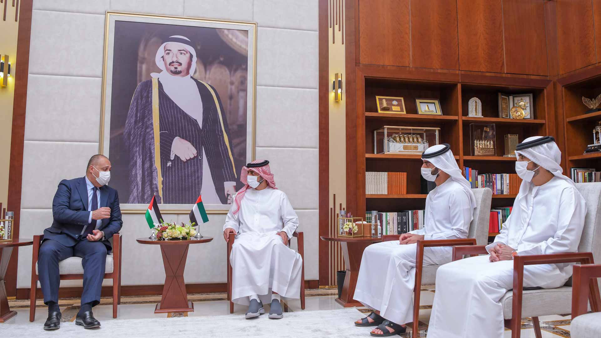Image for the title: Ajman Crown Prince receives Ambassador of Jordan 