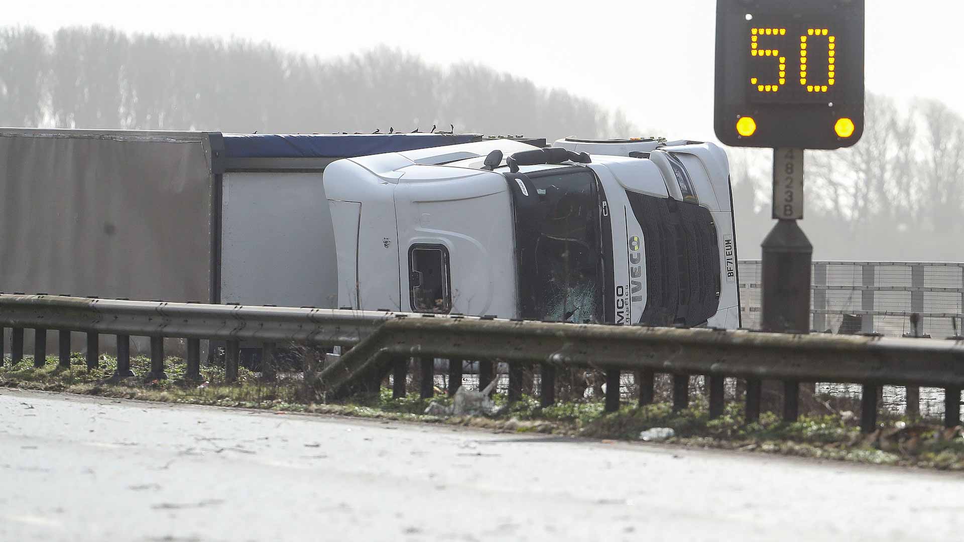 Image for the title: Nine dead as Storm Eunice batters Europe 