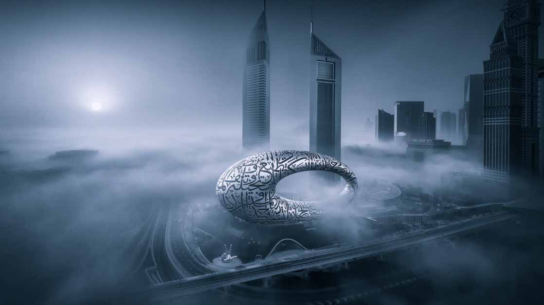 صورة بعنوان: محمد بن راشد يشهد الثلاثاء افتتاح أجمل مبنى في العالم 