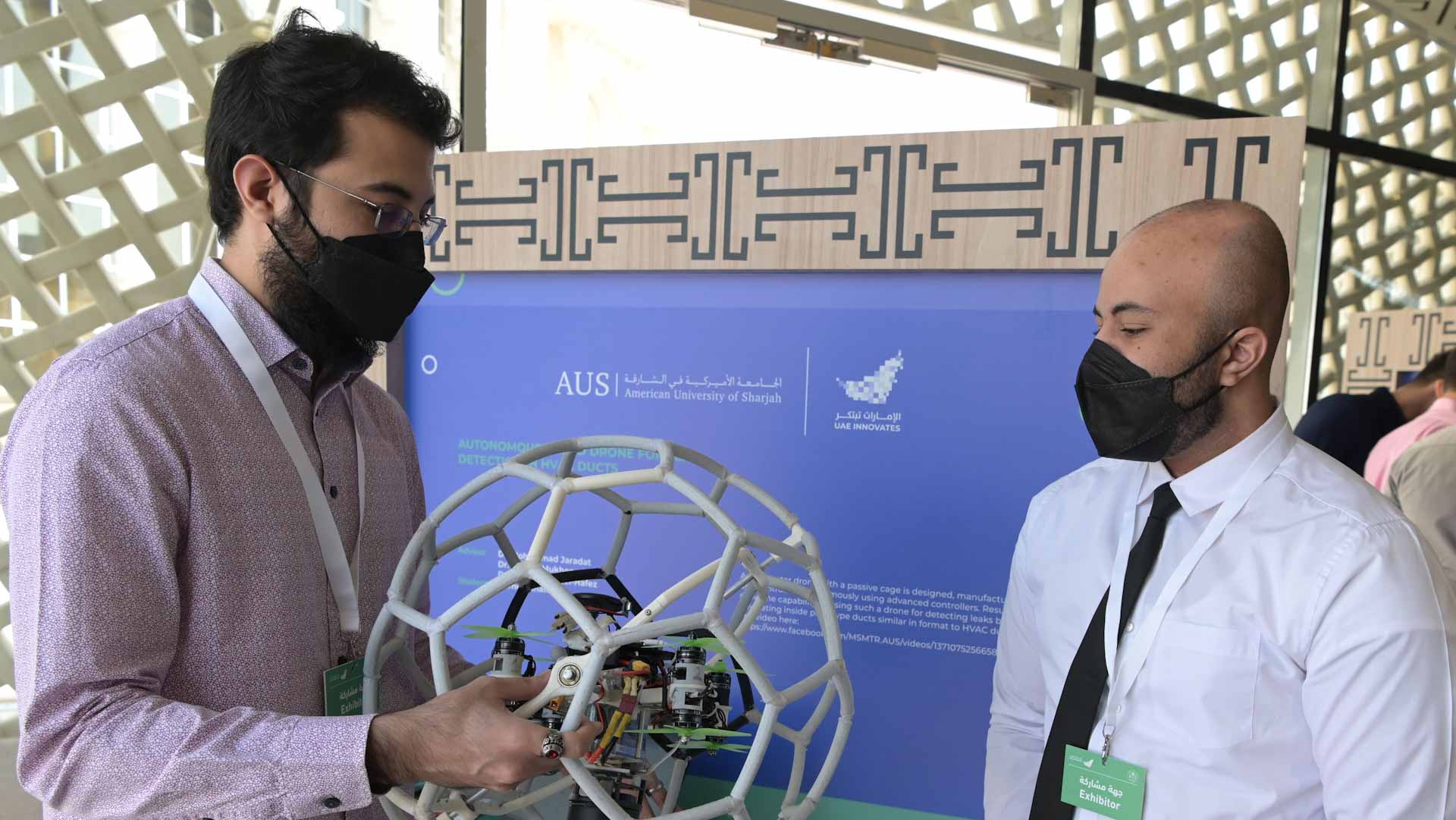 Image for the title: AUS students and faculty showcase engineering solutions at SIW 
