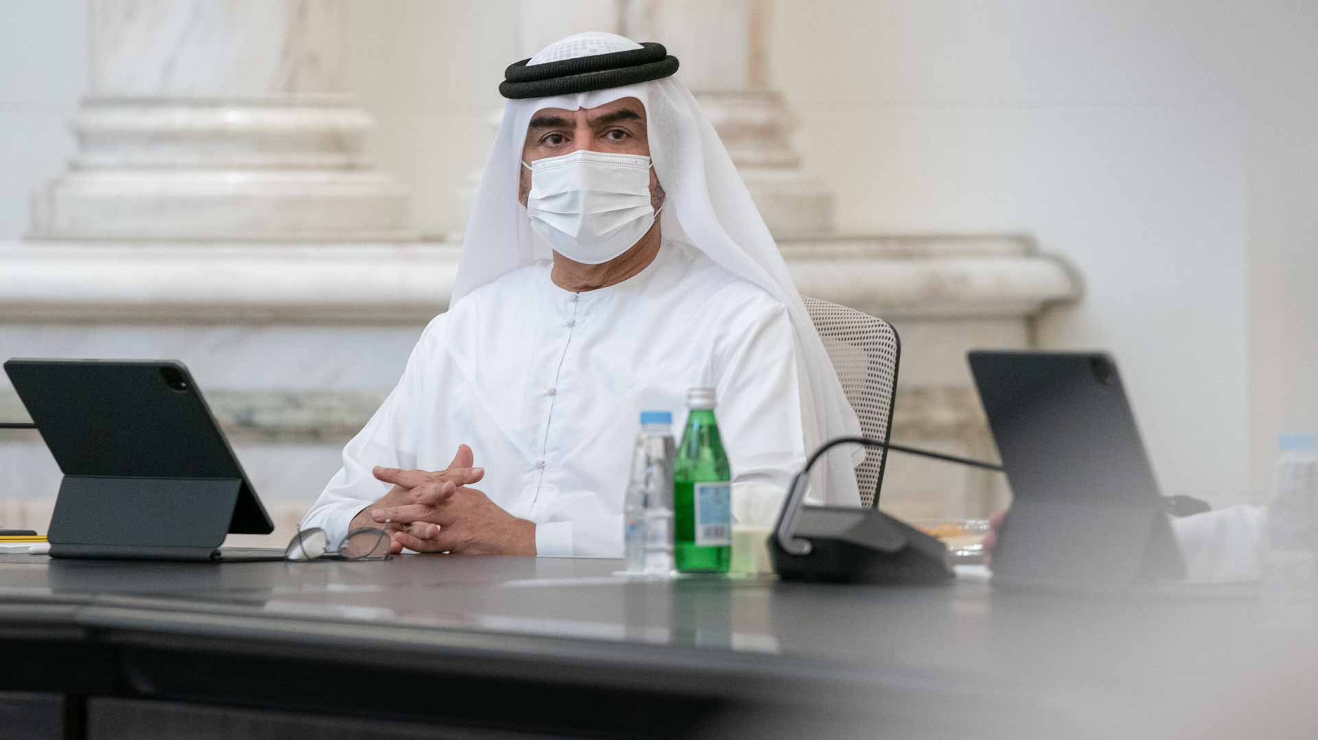 Image for the title: Abdullah bin Salem Al Qasimi chairs SEC's meeting 