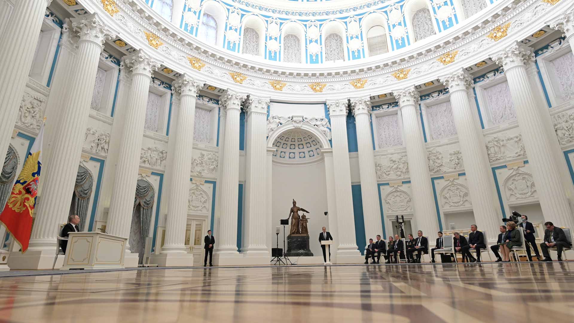 صورة بعنوان: سقوط الموقع الإلكتروني الرسمي للكرملين وسط الحرب في أوكرانيا 