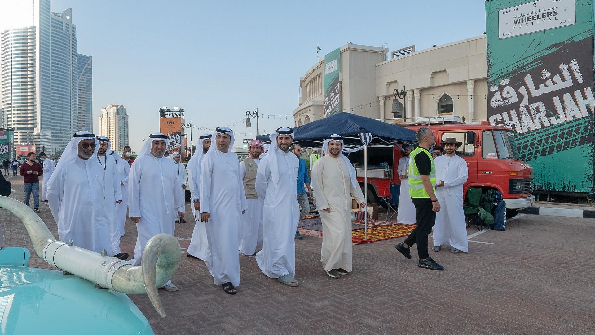 Image for the title: Sultan bin Ahmed inaugurates 2nd edition of Wheelers Festival 