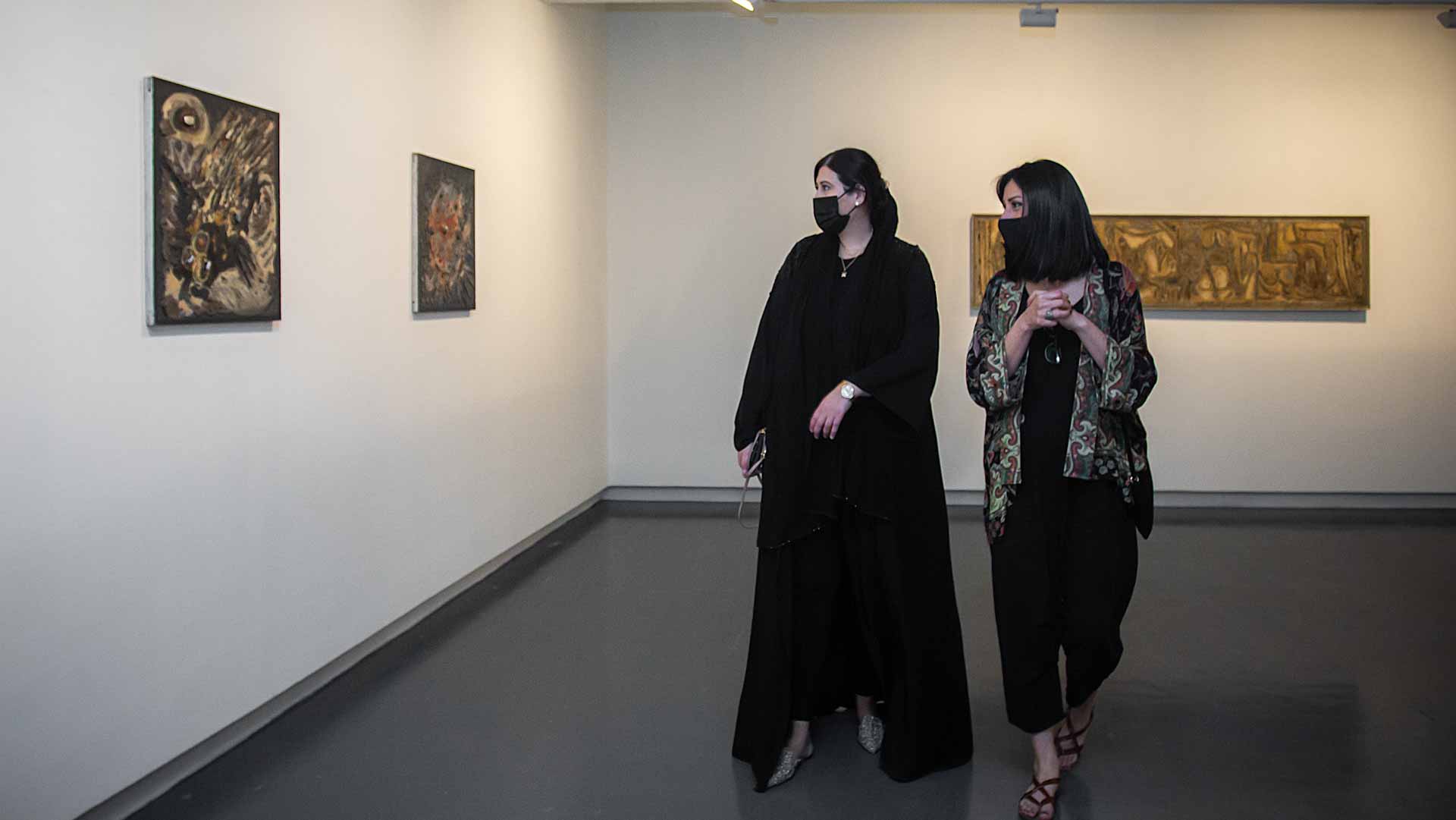 Image for the title: First institutional retrospective of Aref El Rayess at SAM 