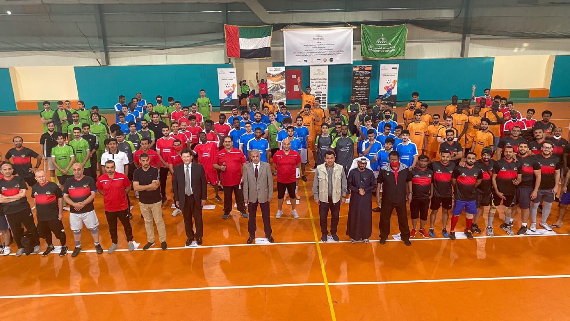صورة بعنوان: جامعة الشارقة تطلق كأس مدير الجامعة للجاليات بكرة قدم للصالات  