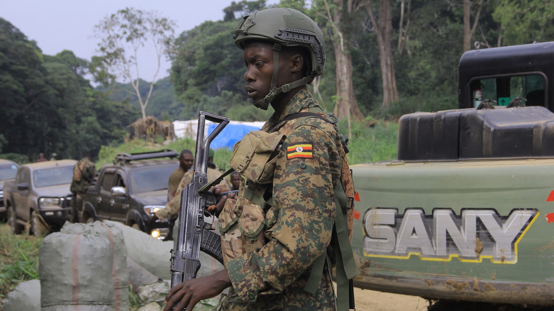 Image for the title: Ex-militiaman killed in eastern DR Congo protest 