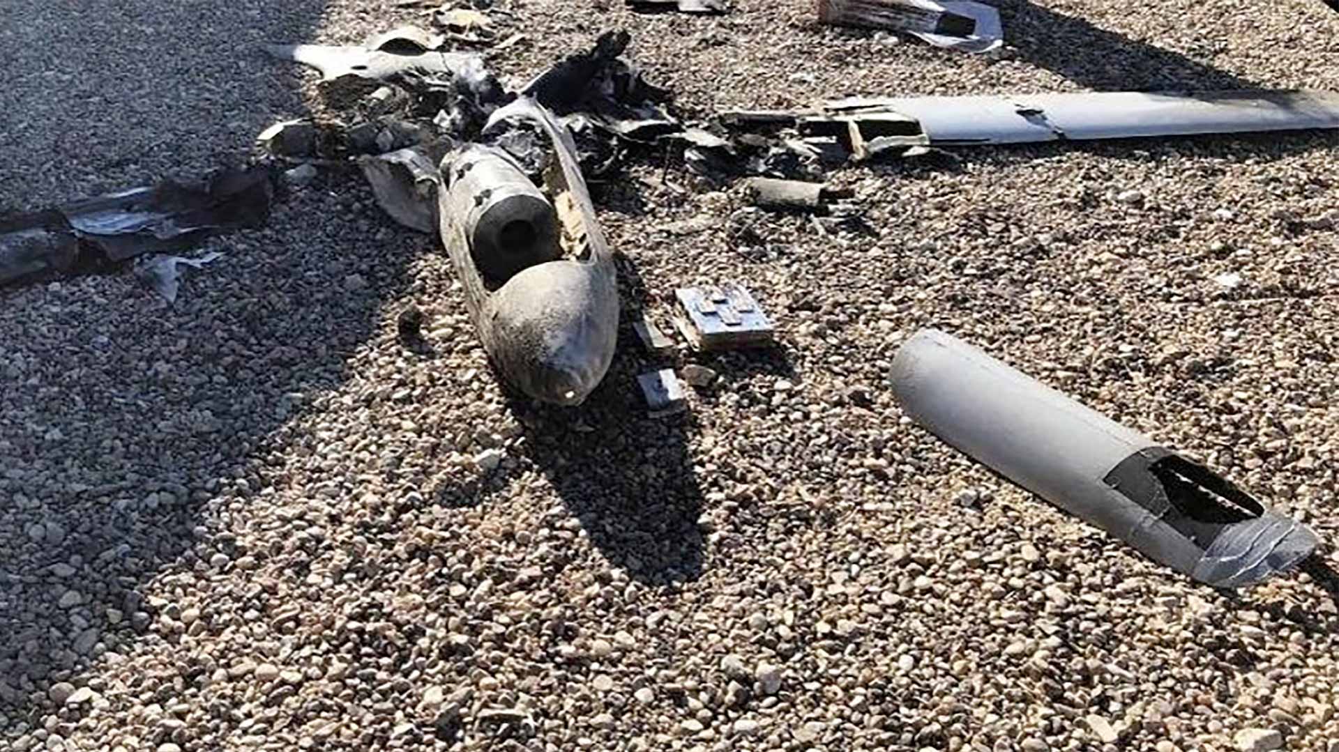 Image for the title: Drone attack on U.S. forces foiled west of Baghdad 