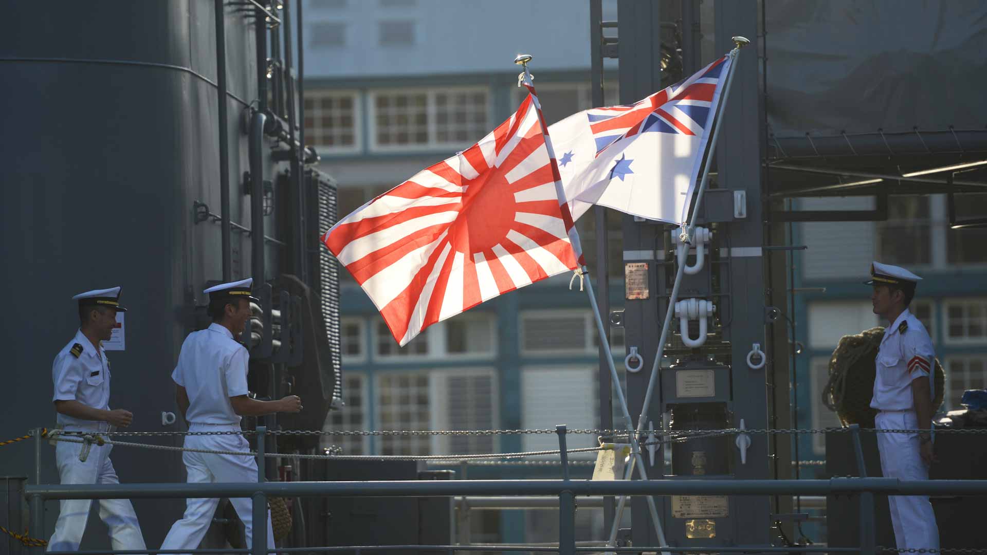 Image for the title: Australia, Japan to sign security cooperation treaty 