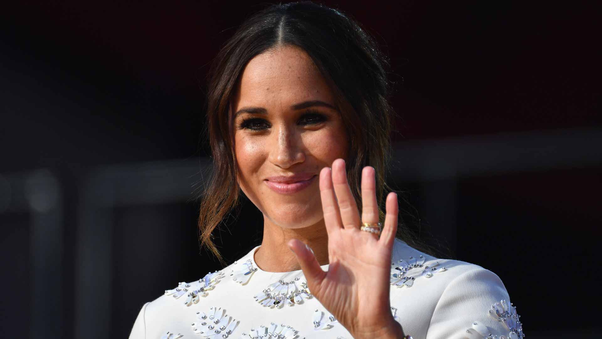 Image for the title: Meghan Markle wins token damages from UK media group 