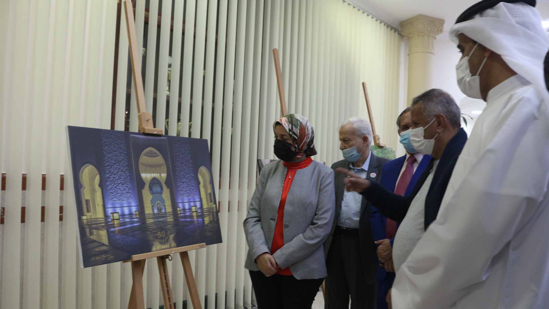 Image for the title: Wissam Mamdouh's inaugural exhibition at the Arab Cultural Club 