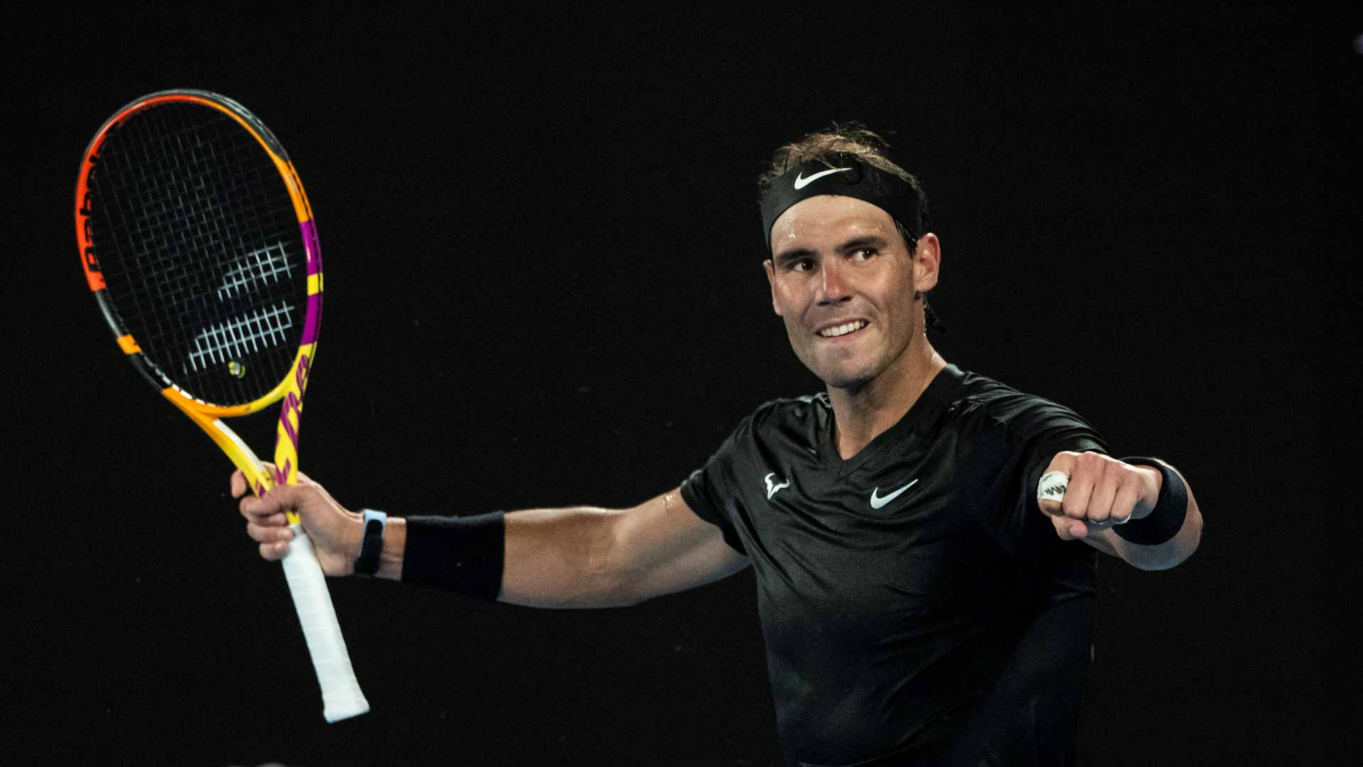 صورة بعنوان: الإسباني نادال يتأهل إلى نهائي بطولة ملبورن 