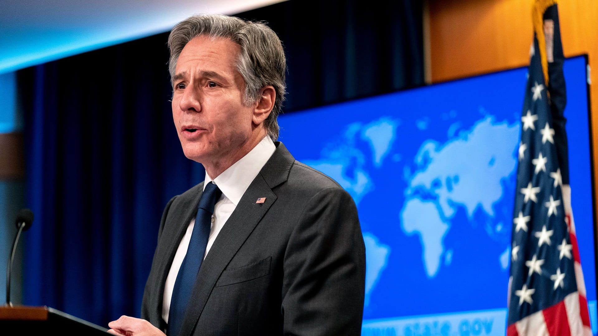 Image for the title: Blinken: No breakthroughs expected in US-Russia talks this week 