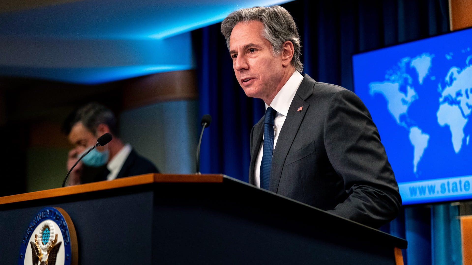 Image for the title: Blinken to Russia ahead of talks: Dialogue or confrontation 