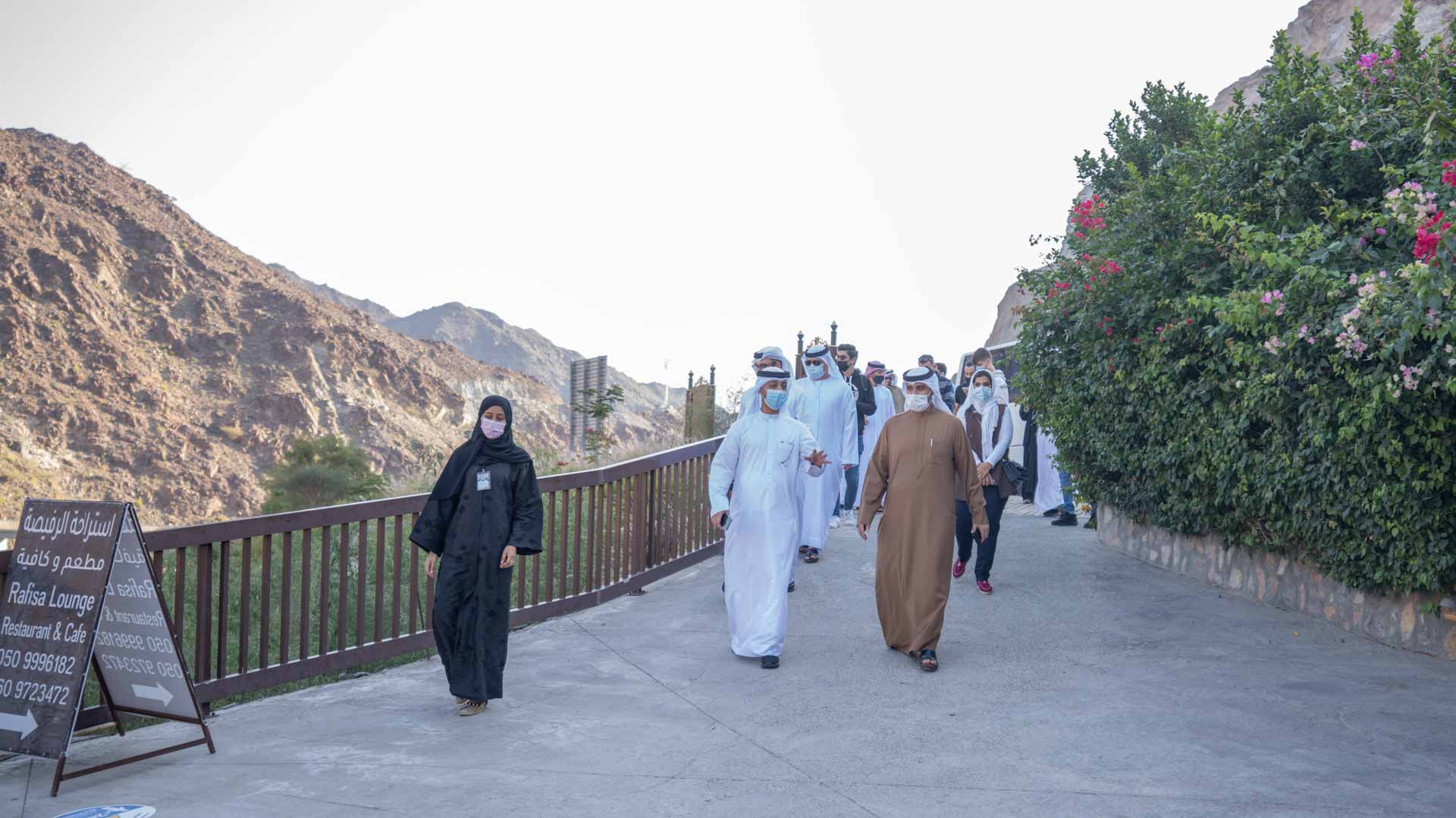 Image for the title: SCC Forum speakers, guests explore scenic city of Khorfakkan 