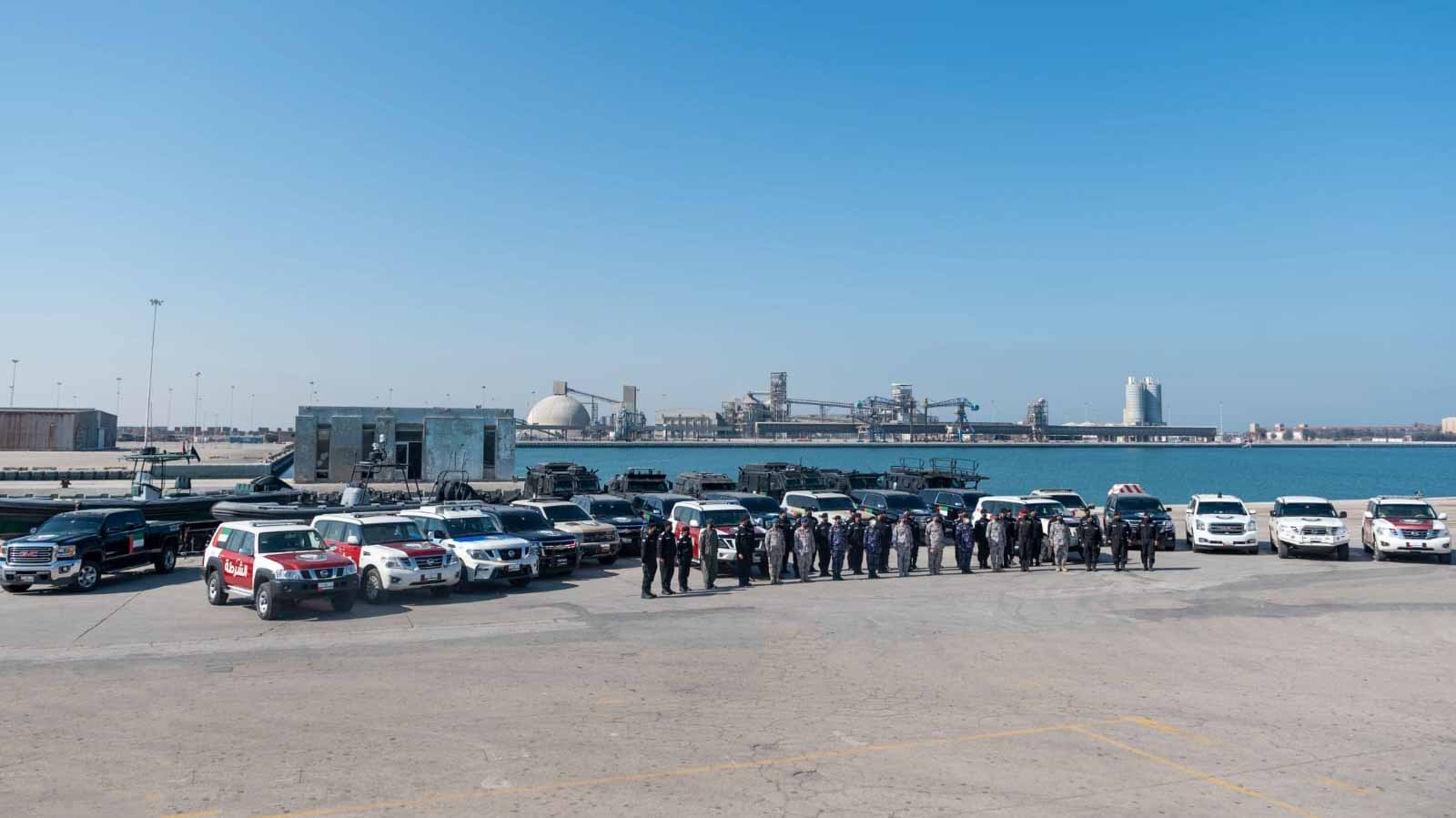 صورة بعنوان: القوة الشرطية الإماراتية ضمن تمرين أمن الخليج 3 تصل السعودية  