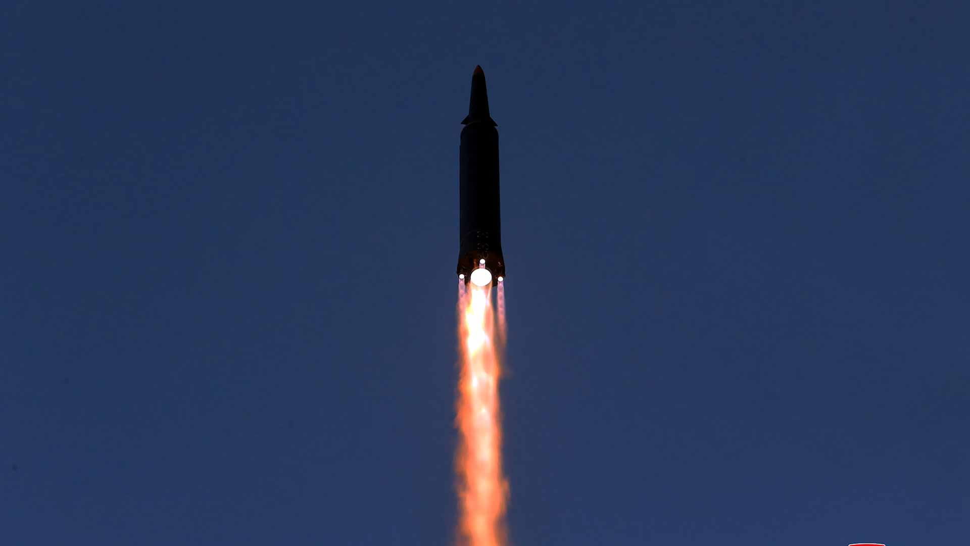 Image for the title: North Korea fired railway-borne missiles in third test this year 