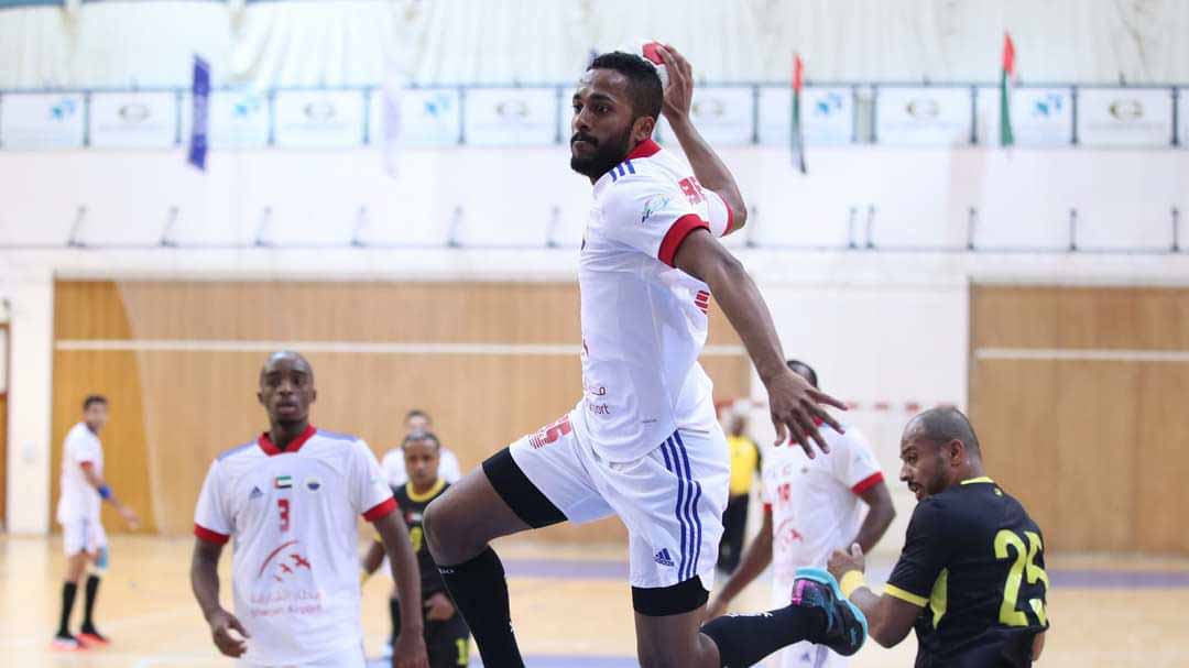 Image for the title: Sharjah overcomes Al Wasl (33-27) in Hand Ball Cup finals 