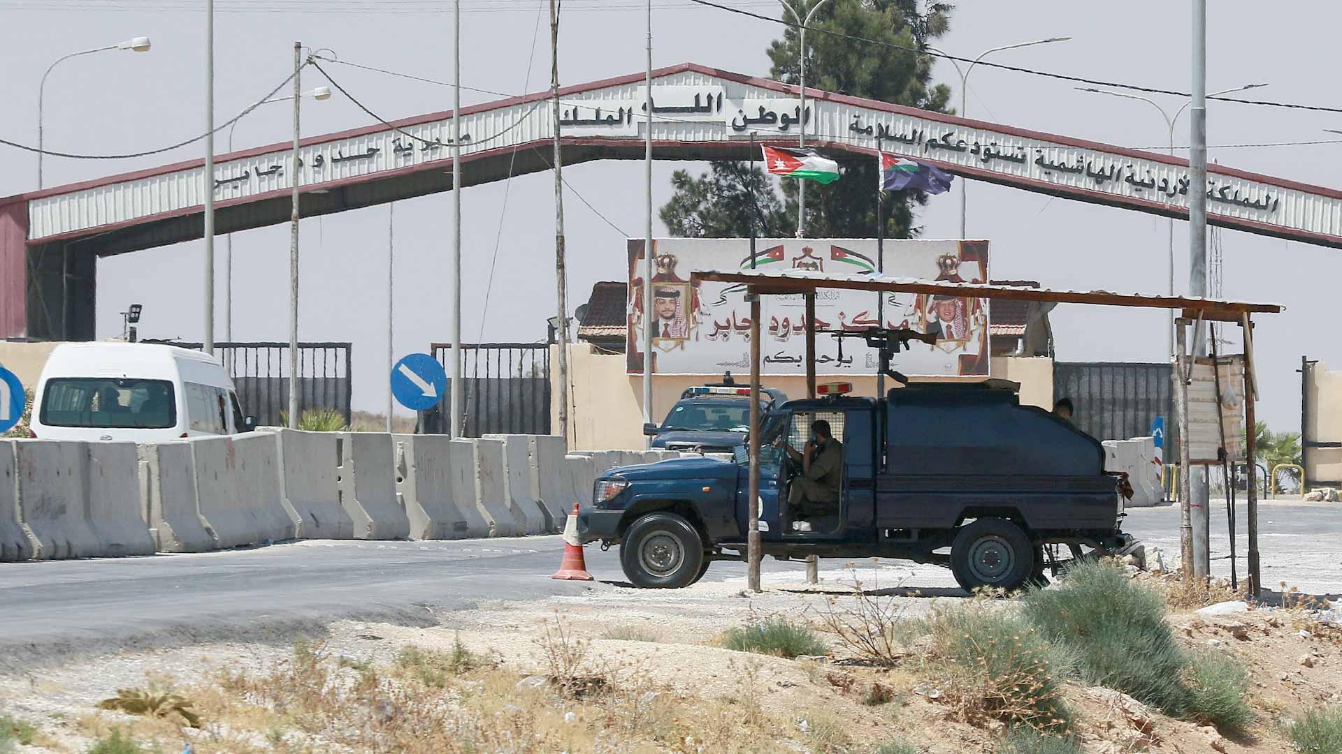 Image for the title: Jordan army officer killed in shooting along border with Syria 