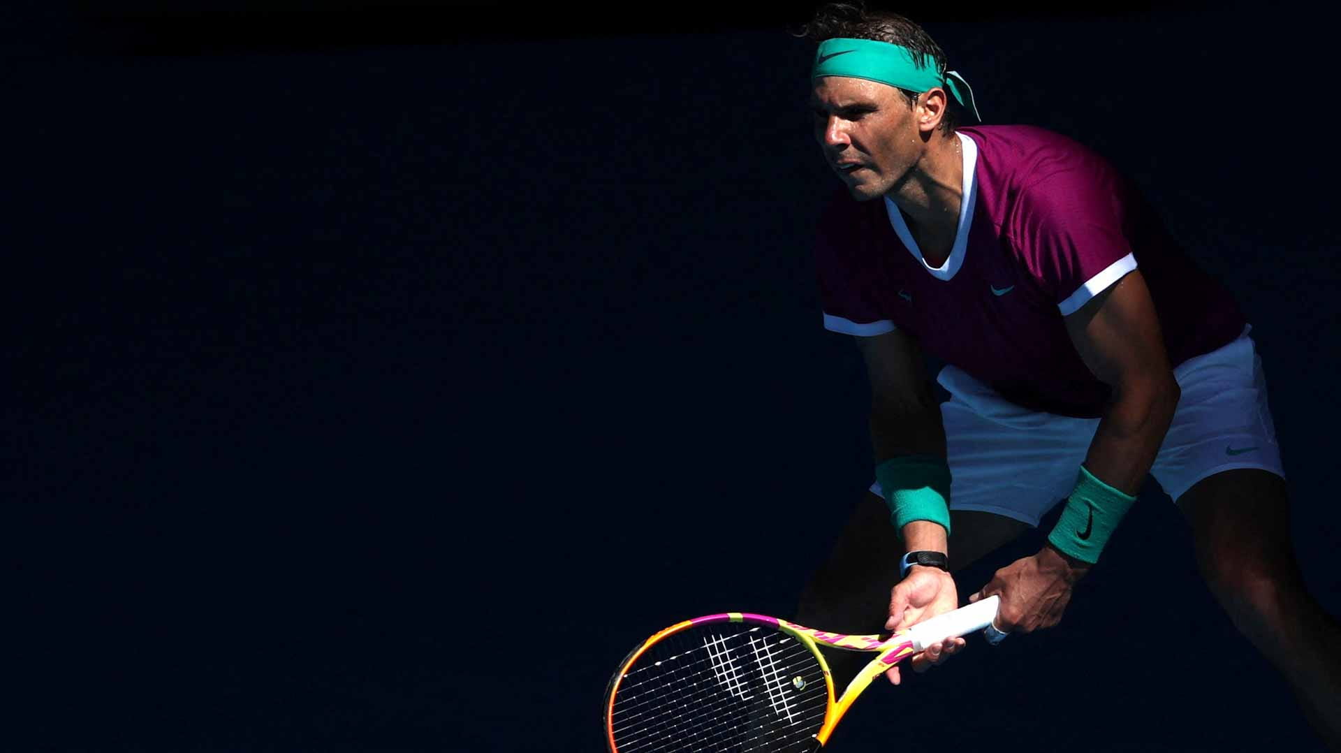 Image for the title: Nadal cruises past Hanfmann into Australian Open third round 