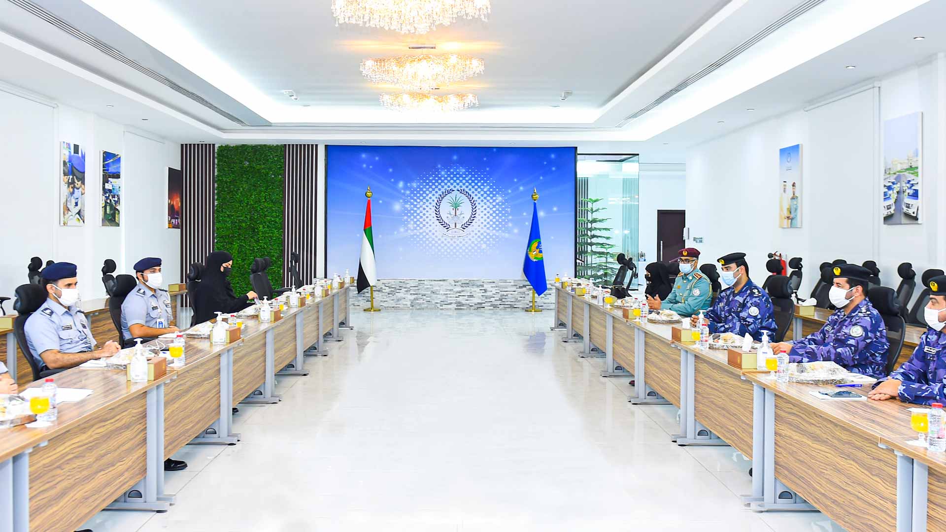 Image for the title: SP briefs its counterpart in Abu Dhabi on best practices 