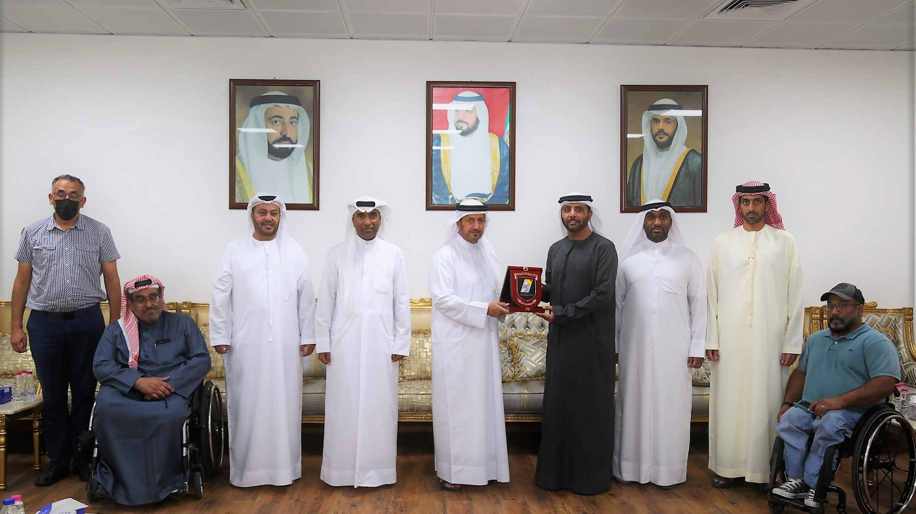 Image for the title: Joint cooperation between Al Thiqah club, Athletics Federation 