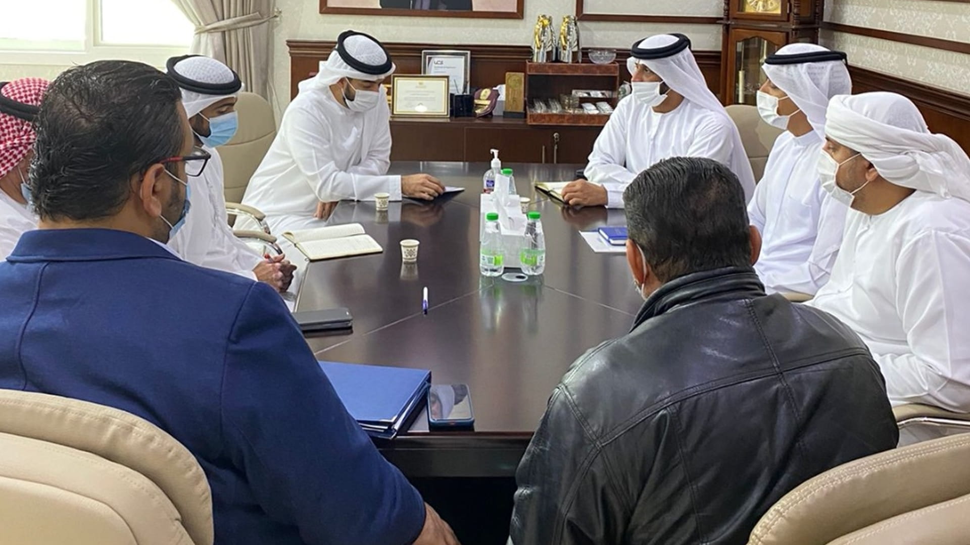 Image for the title: Rafid Vehicle Solutions meets with Al Bataeh Municipality  