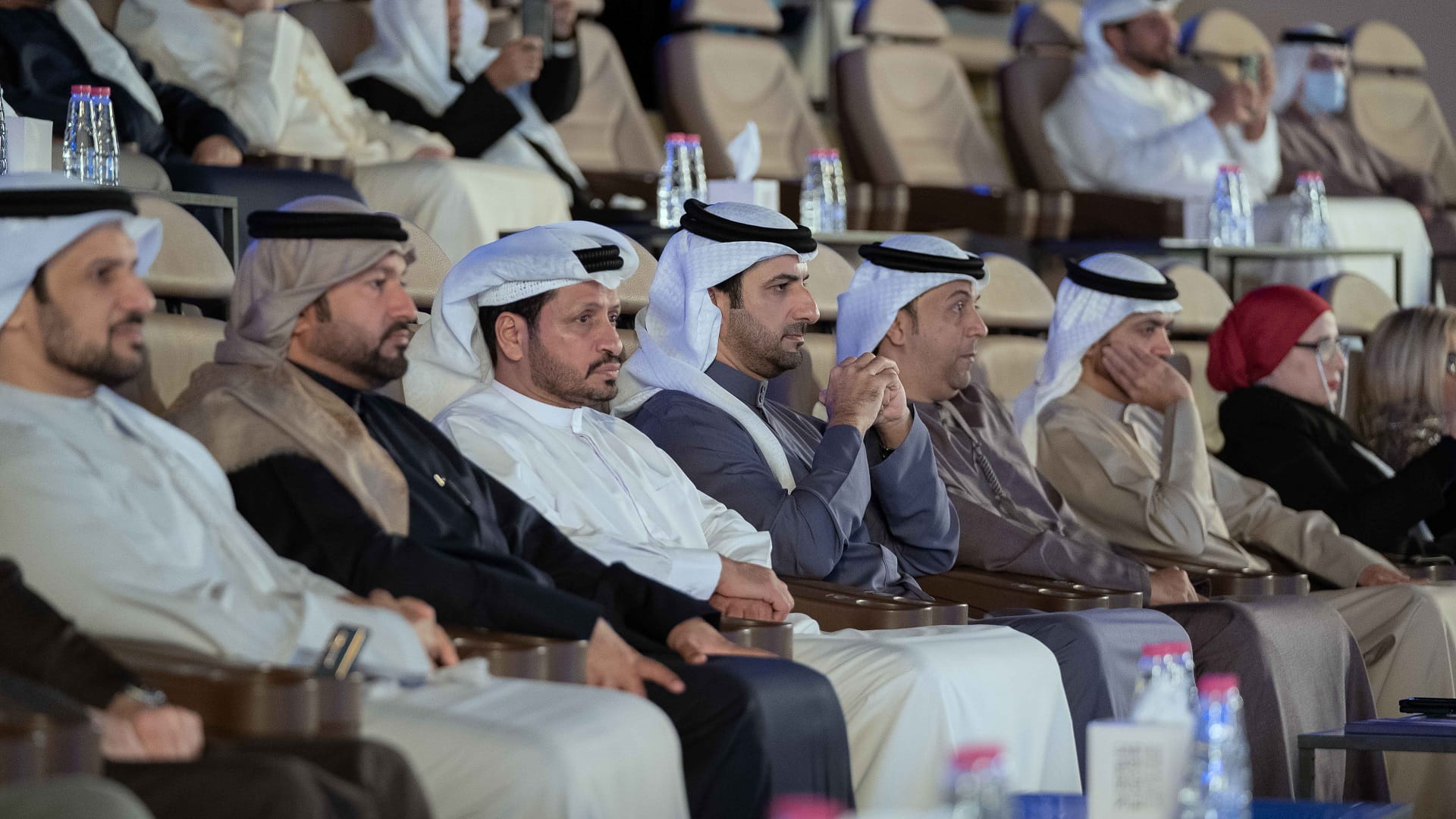 Image for the title: Sultan bin Ahmed witnesses premiere of 'Narratives of the Place' 