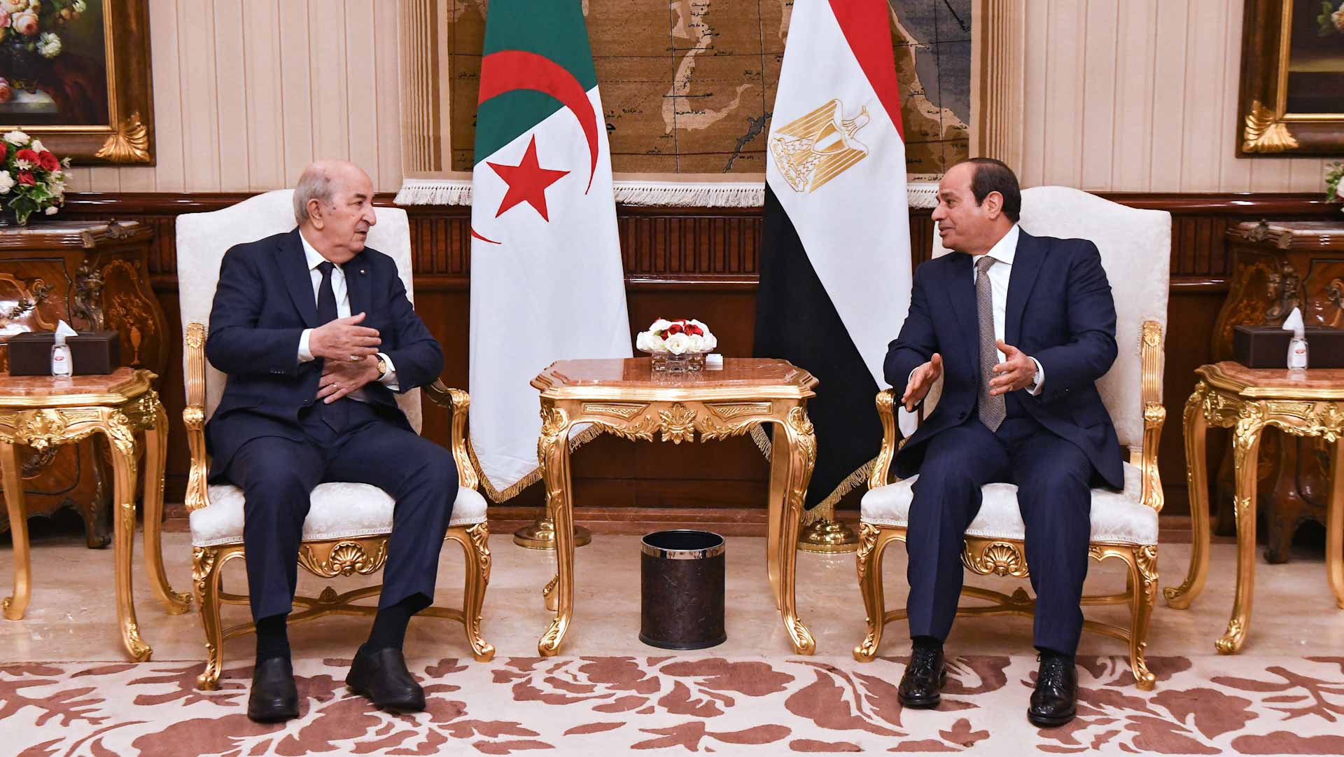 صورة بعنوان: القاهرة.. السيسي وتبون يناقشان آخر تطورات الملف الليبي   