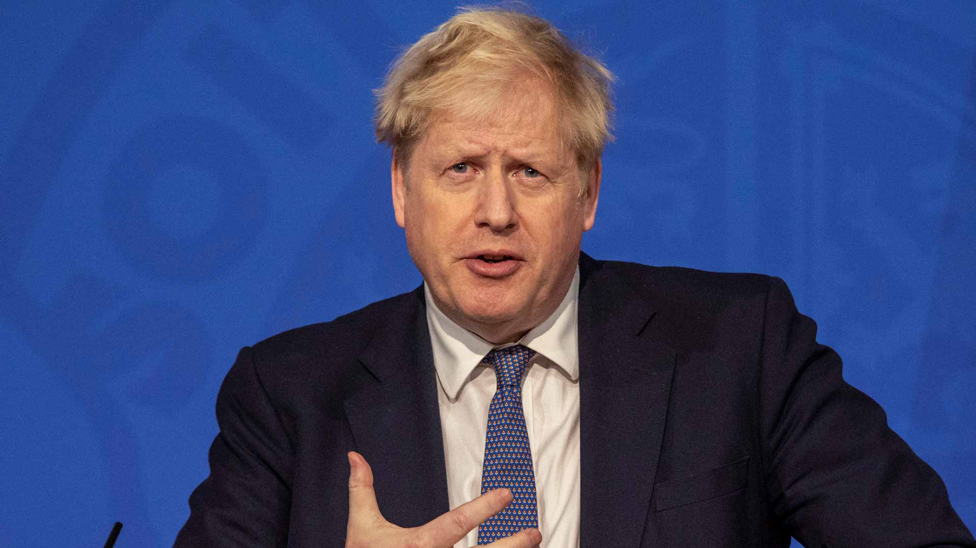 صورة بعنوان: بوريس جونسون يجتمع مع زعماء أميركا وأوروبا لبحث أزمة أوكرانيا 