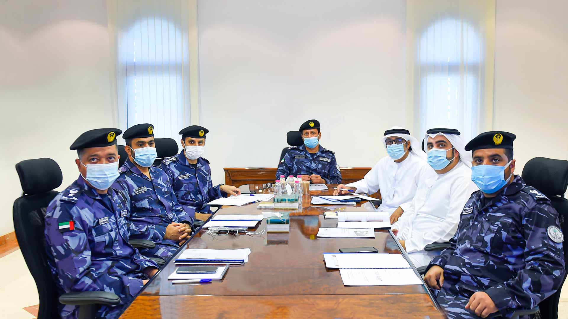 Image for the title: Sharjah Police holds a meeting with Sharjah Asset Management 