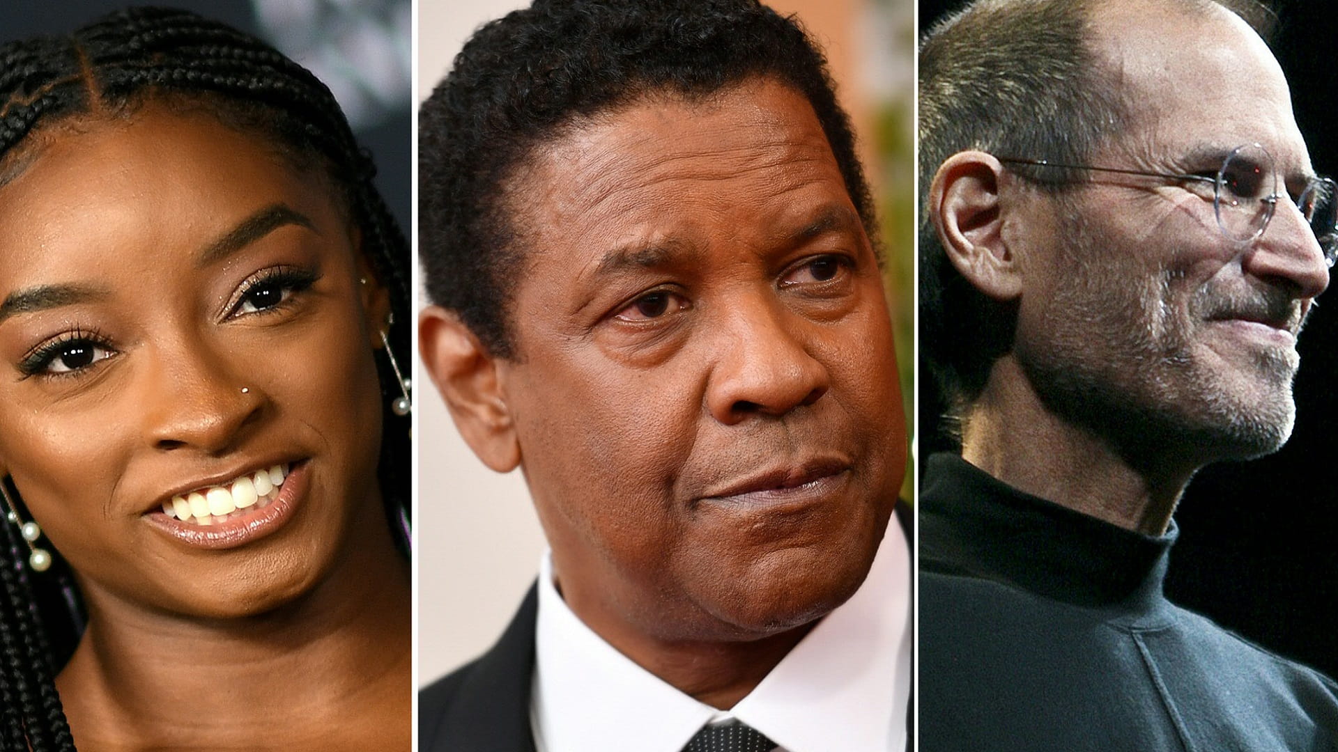 Image for the title: Biles, Denzel Washington,  Jobs among winners of top US honor 