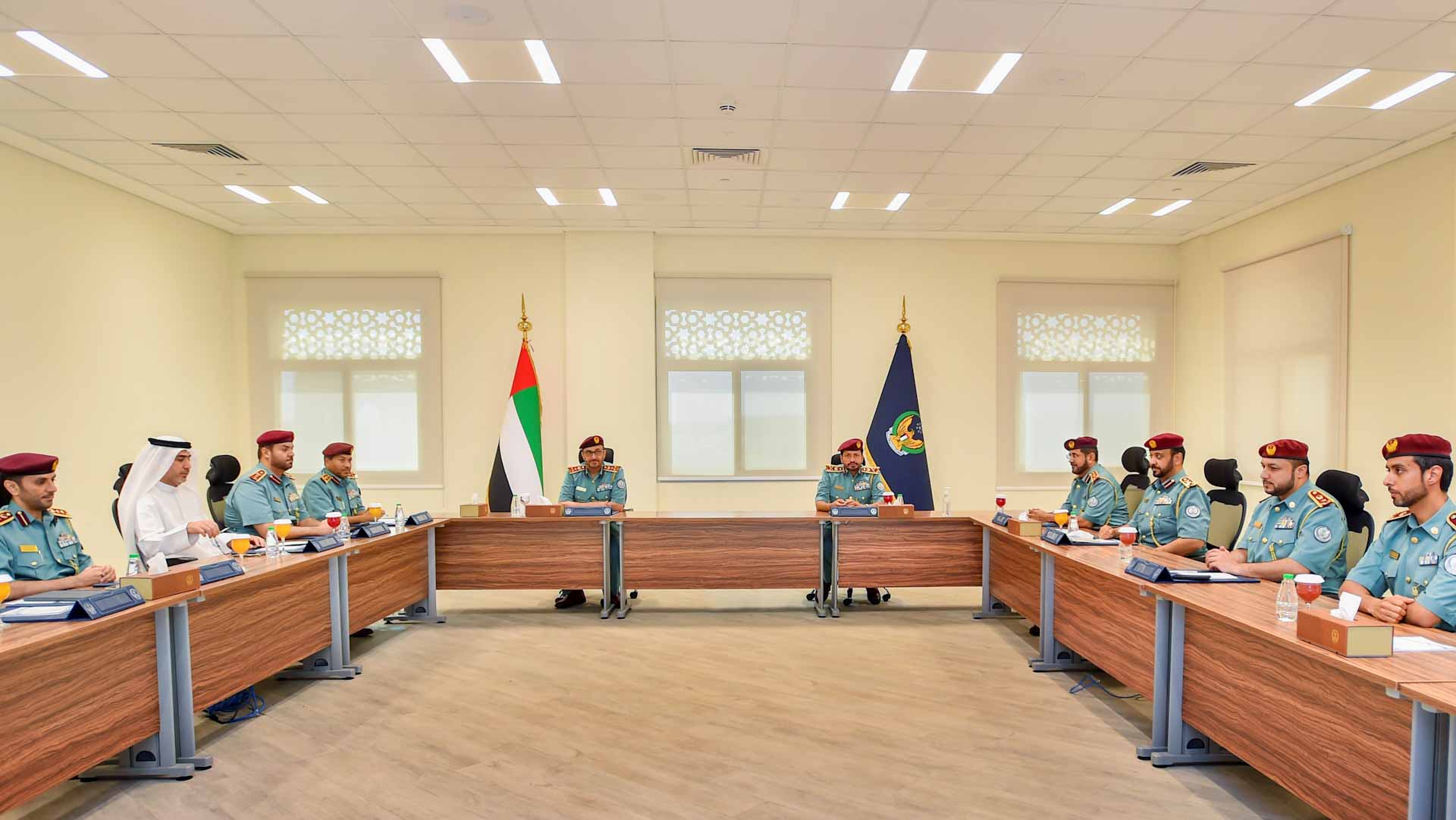 Image for the title: Al Shamsi chairs 6th meeting of Higher Command Committee for 2022 