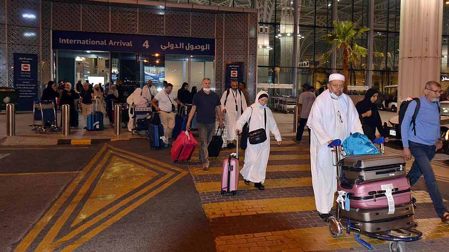 صورة بعنوان: وزارة الحج والعمرة: وصول أكثر من 358 ألف حاجٍ إلى المدينة المنورة 