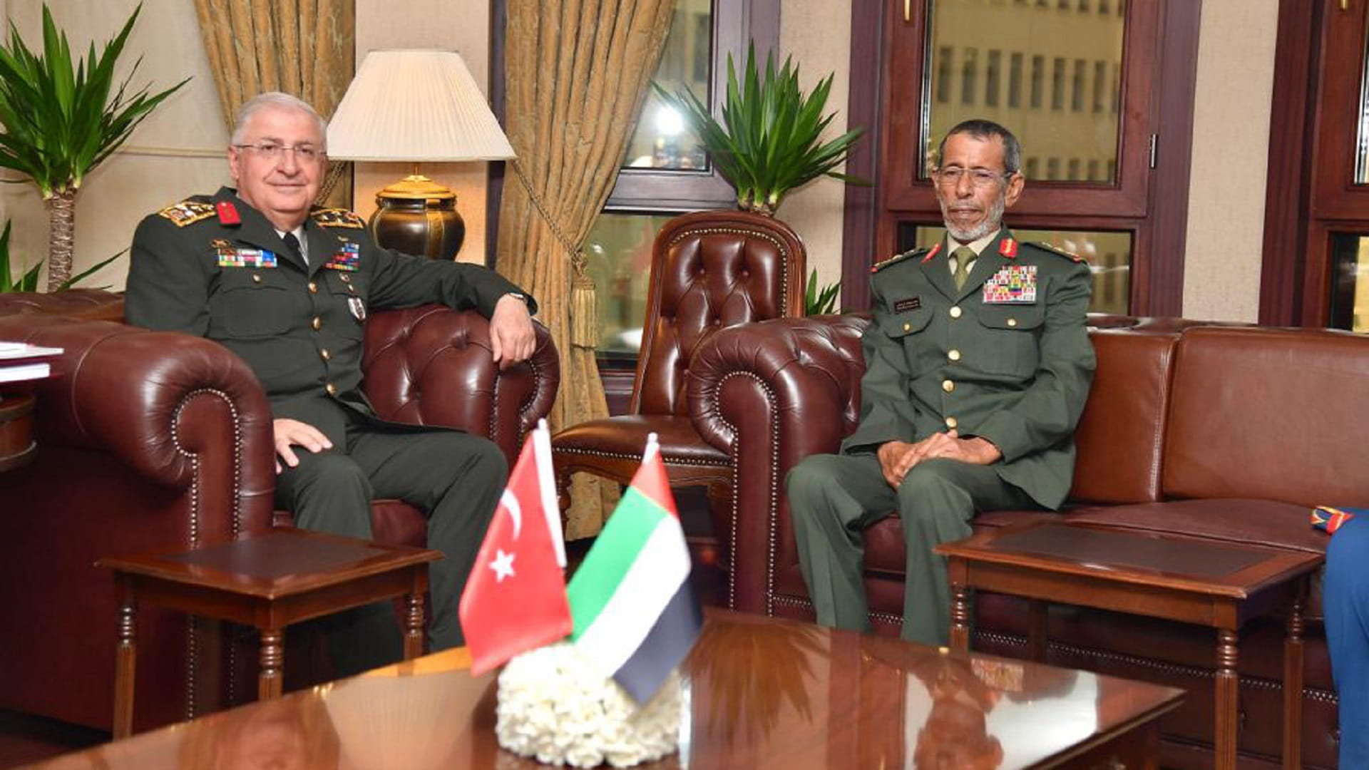 Image for the title: Chief of Staff of UAE Armed Forces meets with Turkish top-brass 