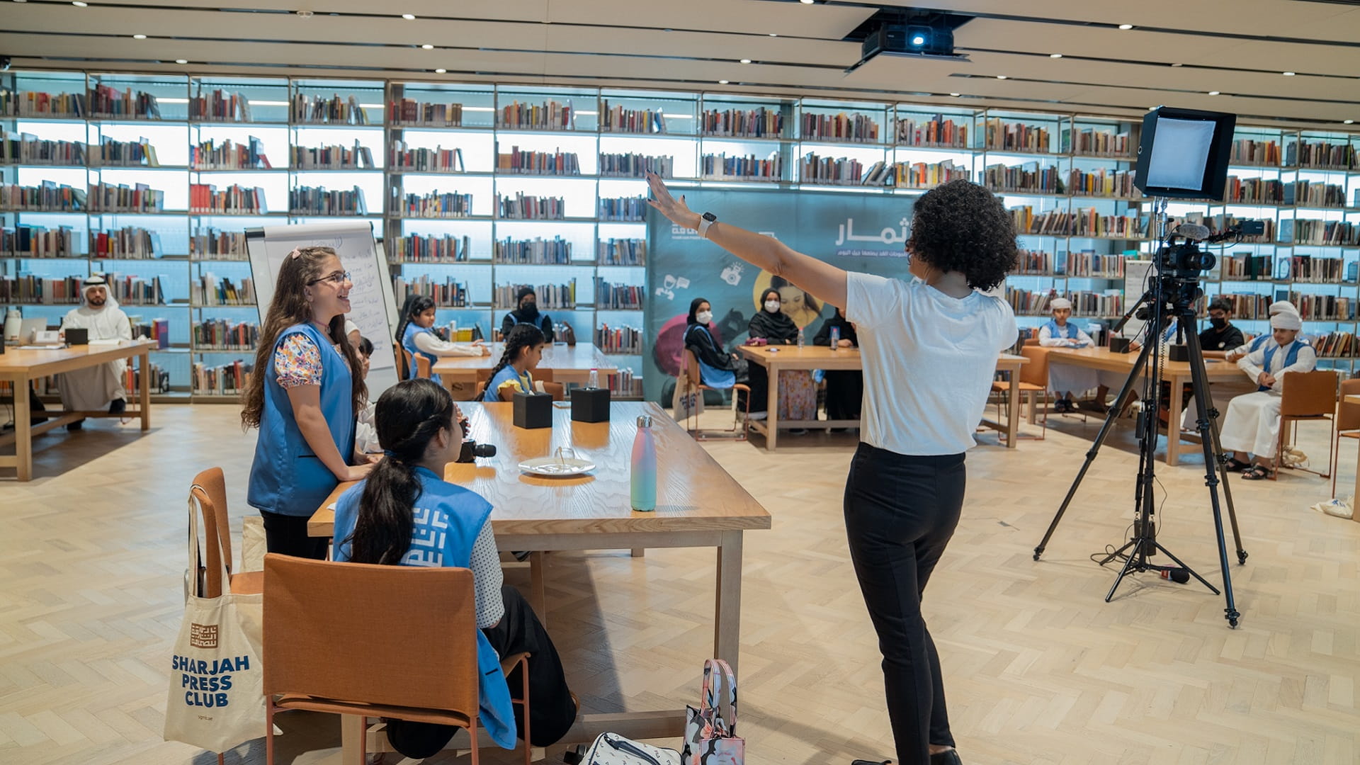 Image for the title: ‘Ithmar 4’ program provides the youth with various media skills 