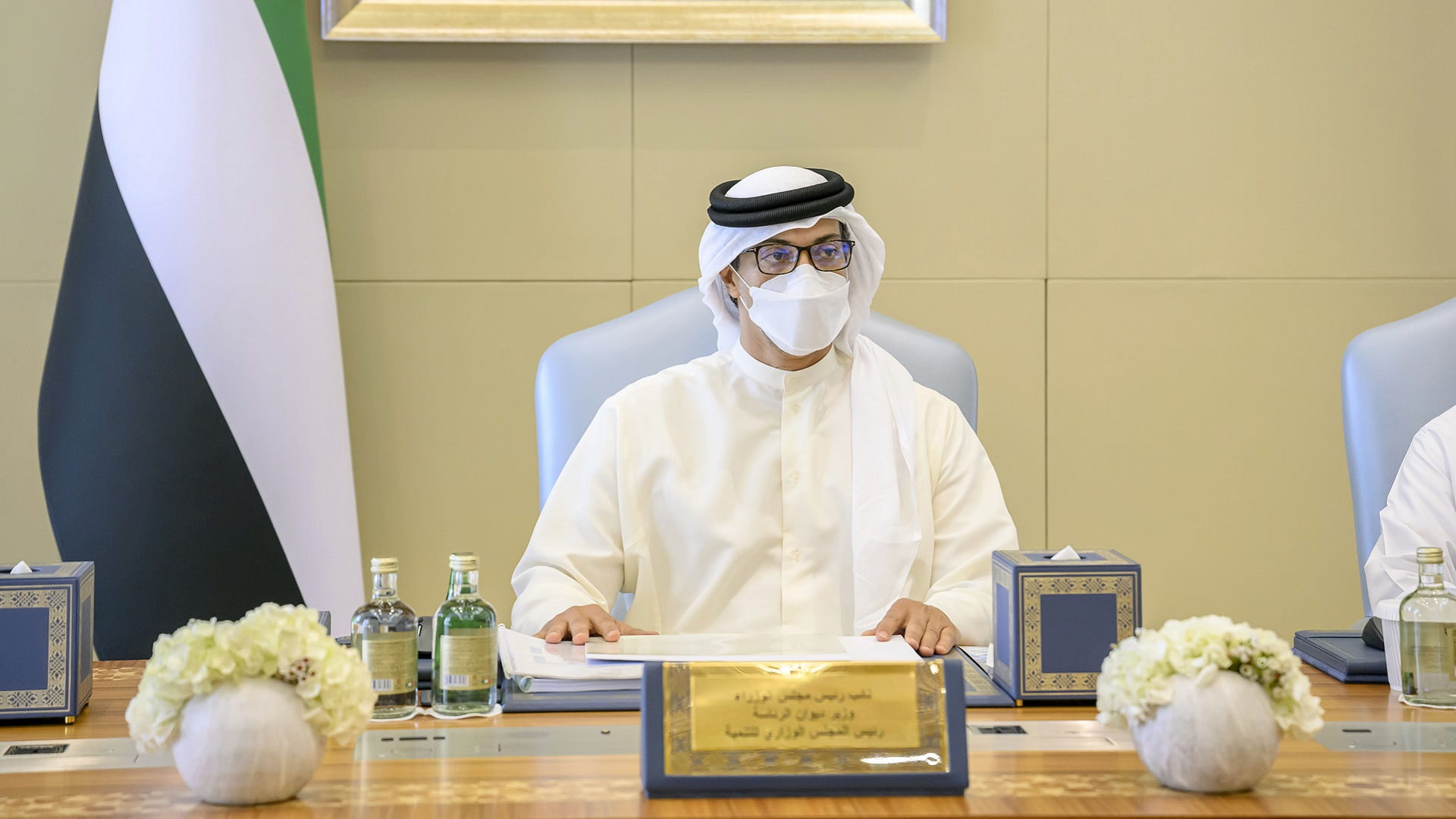 Image for the title: Mansour bin Zayed chairs meeting of Ministerial Devt Council 