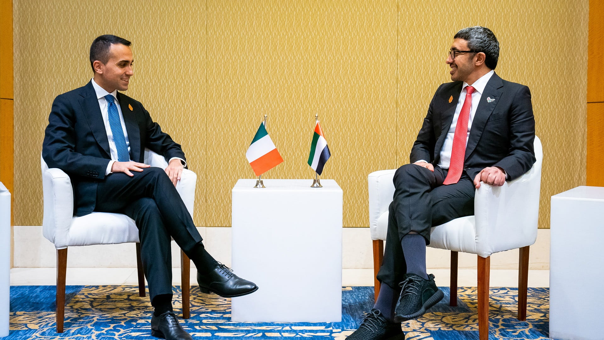 Image for the title: Abdullah bin Zayed, Italian FM discuss issues of common interest 